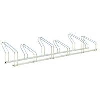 Bike Parking Rack, O/A length: 2370 mm, Number of places: 6, Model: Side-by-side, O/A depth: 410 mm
