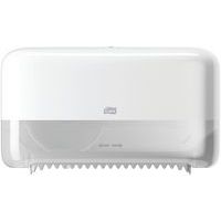 Tork double toilet paper dispenser - no spindle