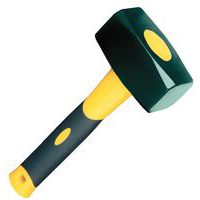 Novagrip club hammer with dual-material handle