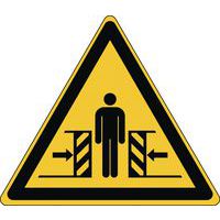 Warning sign - Crushing - Rigid