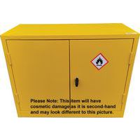 Used Yellow COSHH Flammable Storage Cabinet - 700x915x459mm
