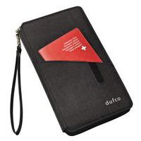 Travel wallet with external battery