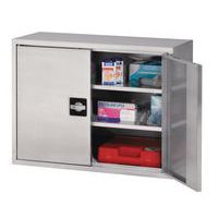Stainless steel wall cabinet - 2 doors