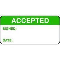 Accepted Quality Control Labels for Industrial Safety and Compliance