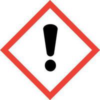 Harmful/Irritant label is supplied on all Coshh cabinets