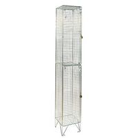 Wire Mesh Lockers With Multi-Compartments HxW 1980x305mm