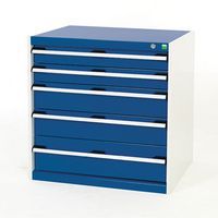 Bott Cubio Multi Drawer Cabinet For Tool Storage HxWxD 800x800x525mm