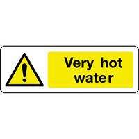 Very Hot Water Sign for Safety and Hazard Warnings