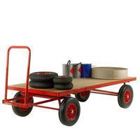 Heavy Duty Robust Flatbed Turntable Trucks - Pneumatic Or Solid Tyres