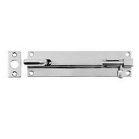 Cranked Barrel Bolt - 200 x 38mm - Polished Stainless Steel - Secure