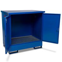 Drumbank with 2 doors open.