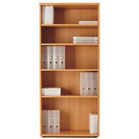 Beech Open Bookcase 1800mm