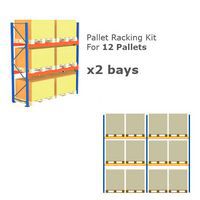Pallet Racking Kit - Holds 12 Pallets - Sized (H)1000 x (w)1200 x (D)1000