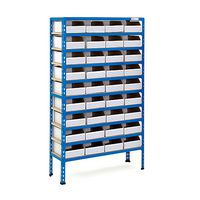Shelving with Boxes