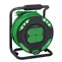 Electric cable reel for construction sites, 25 m