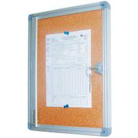 Phoenix enclosed bulletin board - Cork board - Plexiglas door