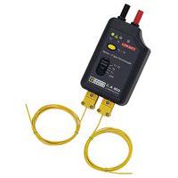 Chauvin Arnoux temperature adapter with two K-type thermocouple inputs for multimeters - 40