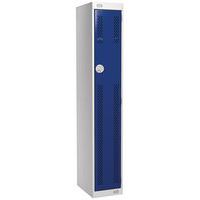 Blue Lockers With 1 Ventilated Door
