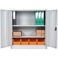 Open Door Economy Metal Office Cabinets - 1000mm Height