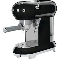 Smeg Manual Espresso Coffee Machine - 1-Litre - Black Retro Style