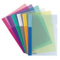 Assorted PP cut flush folders - 24 units