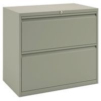 Bisley 2 Drawer Metal Side Filing Cabinet - 800-1000mm Wide - Office Storage