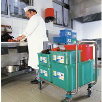 Stackable container with lid - Length 595 mm - 35 to 55 l - Gilac