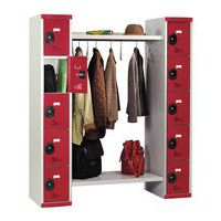 Seamline® 10-compartment locker and wardrobe - Wardrobe width 960 mm - Acial