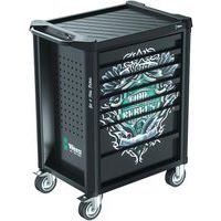 Workshop trolley with foam module, 78 pieces - 9700 - Wera