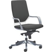 Fabric Executive Office Chair With Headrest & High Back -Mobile -Xenon