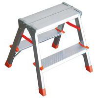 Fixed foldable stepstool - Dual access