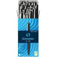 K15 ballpoint pen - Black - Pack of 50 - Schneider
