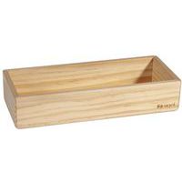 Magnetic wooden accessories holder - 175x40x55 mm - Sigel