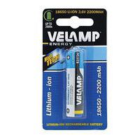 Rechargeable lithium-ion 18650 3.7-V 2200 mAh battery
