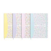 A5 Floral bound notebook with laminated cover - 148 x 210 mm - Assorted - Oxford