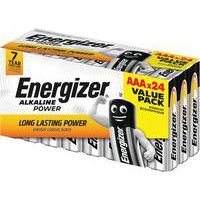 Power AAA/LR03 alkaline battery value box - Pack of 24 - Energizer