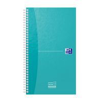 Task Manager notebook - 230 pages -141 x 246 - Aqua - Oxford