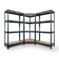 Rapid 3 Pro Shelving  - 2 Bays and Corner Bay - 1800h with 5 Shelves