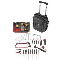 Technician suitcase on castors - 67 pieces - Facom