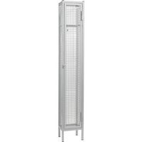 Secure Heavy Duty Wire Mesh Locker for Industrial Storage -Single Door