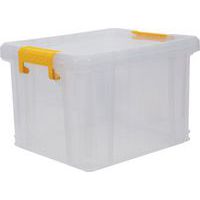 Strata 35L Stackmaster Clear Plastic Storage Box - Stackable