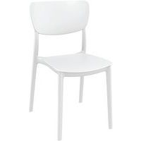 Monna Side Chair –Weather-Resistant, Stackable, Multiple Colours - Zap