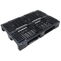 Medium pallet on skids - Recycled HDPE - Manutan Expert