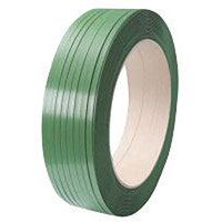 Green Embossed Polyester Pallet Strapping Rolls - 1000-2500m Long