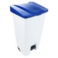 Plastic Mobile Pedal Bin - 120-Litre Selective Sorting - Manutan Expert