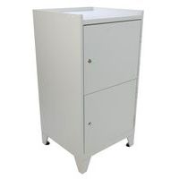 Metal Workshop Tool Storage Cabinet - 2 Door - 4 Feet - 1020x533mm - Manutan Expert