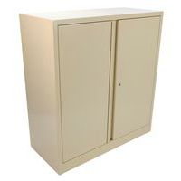 Compact, single-unit cabinet with hinged door - Height 100 cm - Manutan Expert