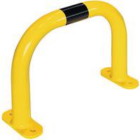 Yellow/Black Outdoor Warehouse Safety Barrier -Medium Duty -BLACK BULL