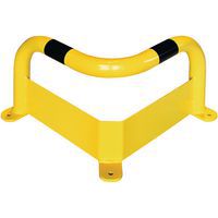 Yellow/Black Outdoor Hoop Barrier Corner & Under Run - Medium Duty