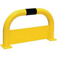 Yellow/Black Indoor Hoop Barrier & Under Run - Heavy Duty - BLACK BULL